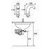 Sensor Faucet Touchless Chrome Centerset Bathroom Sink Faucet (QH0114)