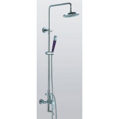 Rainfall Chrome Wall-mount Tub / Shower Faucet (QH332)