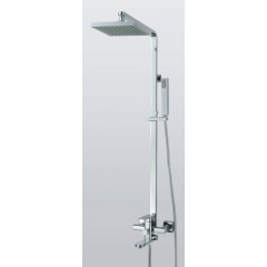 Chrome Wall-mount Rainfall Tub / Shower Faucet (QH333)