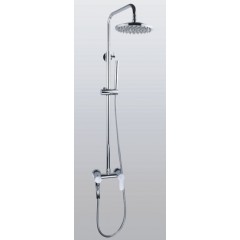 Chrome Wall-mount Rainfall Tub / Shower Faucet (QH337)