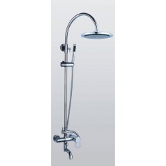 Single Handle Rain Chrome Wall-mount Tub / Shower Faucet (QH339)