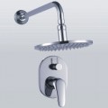 Single Handle Rain Chrome Wall-mount Shower Tap (TP343)
