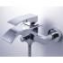Single Handle Chrome Wall-mount Waterfall Shower Faucet (QH0517W)