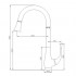 Single Handle Chrome Centerset LED Pull-out Kitchen Faucet (QH0760F)