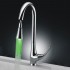 Single Handle Chrome Centerset LED Pull-out Kitchen Tap (TP0760F)