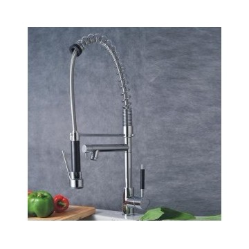 Single Handle Chrome Centerset Pull-out Kitchen Tap (TP0783)