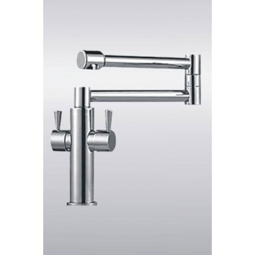 Double Handle Swivel Chrome Kitchen Tap (TP0787)