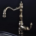 Gloden Single Handle Antique Kitchen Tap (TP1706G)