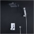 Contemporary Shower Faucet with 8 inch Shower head Hand Shower