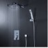 Contemporary Shower Faucet with 8 inch Shower head Hand Shower