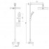 Color Changing LED Shower Faucet with 8 inch Shower Head Hand Shower