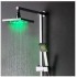 Color Changing LED Shower Faucet with 8 inch Shower Head Hand Shower