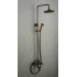 Antique Brass Tub Shower Tap with 8 inch Shower Head + Hand Shower T-SA003