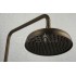 Antique Brass Tub Shower Tap with 8 inch Shower Head + Hand Shower T-SA009