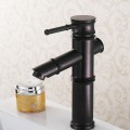 Oil-rubbed Bronze Finish Bathroom Sink Tap -Bamboo Shape Design TP0418B