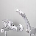 Chrome Single Handle Wall Mount Handheld Shower Tap TP1887