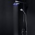 Color Changing LED Shower Faucet with 8 inch Shower Head + Hand Shower SF002