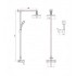 Color Changing LED Shower Faucet with 8 inch Shower Head + Hand Shower SF002