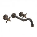 Antique Inspired Bathroom Sink Tap (Polished Brass Finish) T0459A