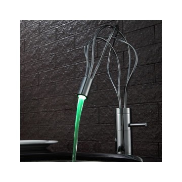 Color Changing LED Bathroom Sink Tap - Chrome Finish T0458F