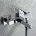 Contemporary Wall Mount Bathtub Tap (Chrome Finish) TP0512W