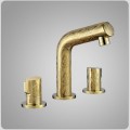 Ti-PVD Finish Bathroom Sink Tap with Luxury Texture TP0431B