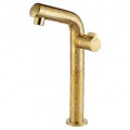 Ti-PVD Finish Solid Brass Bathroom Sink Tap (Tall) TP0431H