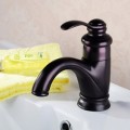Oil-rubbed Bronze Single Handle Centerset Bathroom Sink Tap TP0405OB