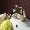 Ti-PVD Finish Widespread Antique Style Bathroom Sink Tap TP0409G