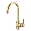 Ti-PVD Finish Widespread Antique Style Bathroom Sink Tap TP1727