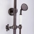 Antique Brass Tub Shower Tap with 8 inch Shower Head + Hand Shower TPSA001