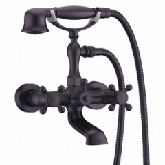 Oil Rubbed Bronze Tub Tap with Hand Shower T-FB002