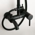 Oil-rubbed Bronze Wall Mount Waterfall Rainfall + Handheld Shower Tap T-FB004
