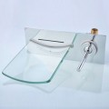 Single Handle Chrome Waterfall Bathroom Sink Tap T0500W