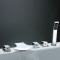 Contemporary Waterfall Tub WaterfallFaucet with Hand Shower F7021