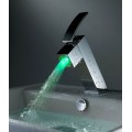 Color Changing LED Bathroom Sink Tap - Chrome Finish T8006