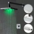 Color Changing LED Shower Tap with 8 inch Shower Head TSF003