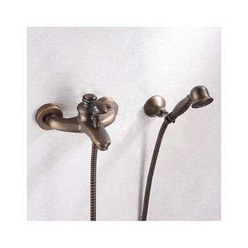 Antique Brass Finish Tub Tap with Hand Shower TP0405W