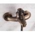 Antique Brass Finish Tub Tap with Hand Shower T-006