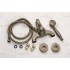 Antique Brass Finish Tub Tap with Hand Shower T-006