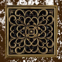 Antique Brass Floor Drain T1905