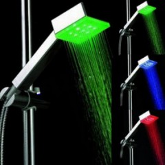 Color Changing LED Hand Shower - Chrome Finish SH001