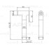 Contemporary Solid Brass Bidet Faucet Chrome Finish DB003