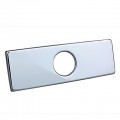 4" Polished Chrome Sink Hole rectangular Cover Deck Plate