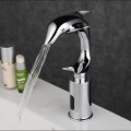 Sensor Brass Chrome Finish Bathroom Sink Tap T-0133