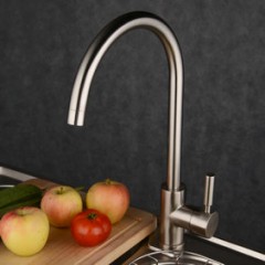 Nickel Brushed Single Handle Kitchen Tap (TP1729N)