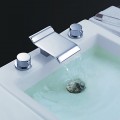 Waterfall Wall Mount Contemporary Bathroom Sink Tap (Chrome Finish) TP6030