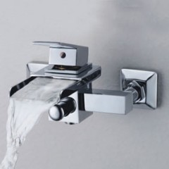 Contemporary Waterfall Tub Tap - Wall Mount TP0510W