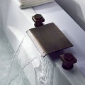 Antique Brass Waterfall Widespread Bathroom Sink Faucet TP7011A 