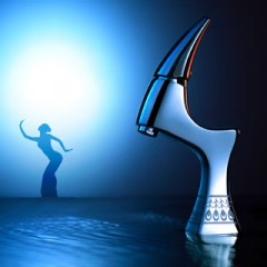 Chrome Centerset Single Handle Bathroom Sink Tap Tp1765